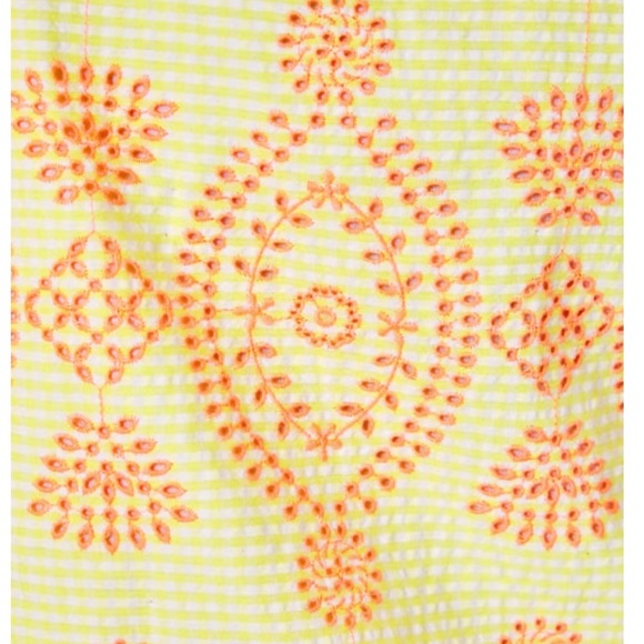 Yellow gingham seersucker. BNWT. Gorgeous for spring/summer Size Large - Picture 4 of 7